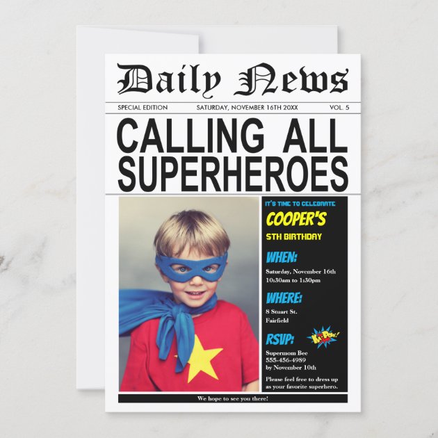 Superhero Id Card Maker